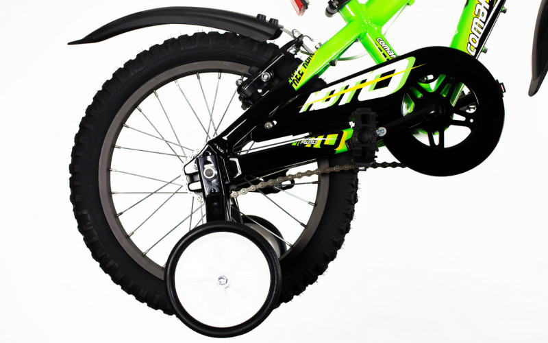 Велосипед Comanche Moto W16 8", чорний-зелений