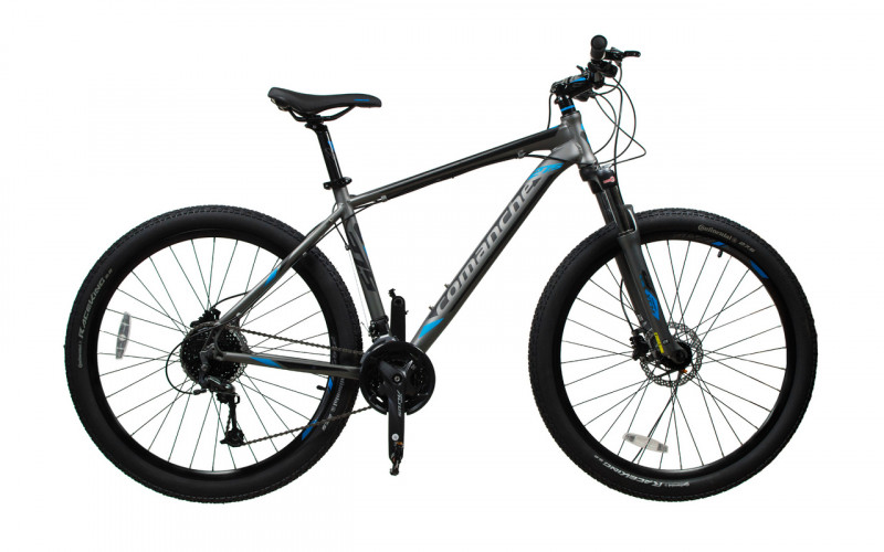 Велосипед Comanche Backfire 27 17.5", сірий-синій