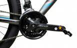 Велосипед Comanche Backfire 27 17.5", сірий-синій