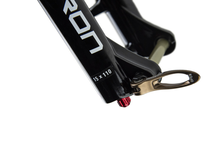 Вилка SR Suntour SF18 Auron35 Boost RL RC pcs 15QLC2 TI 110 160 27.5", чорний