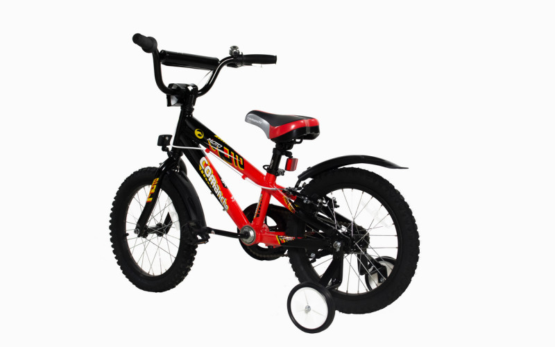 Велосипед Comanche Moto W16 8", чорний-червоний
