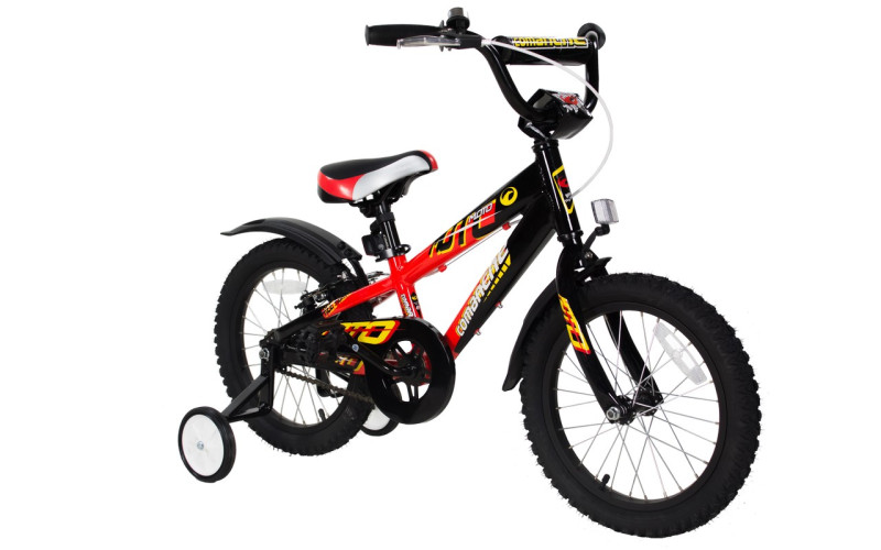 Велосипед Comanche Moto W16 8", чорний-червоний