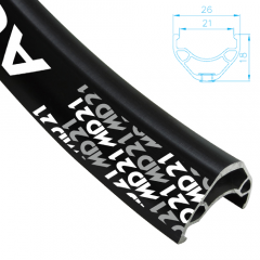 Обід Alex Rims MD21 FV 36H 26", чорний
