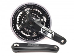 Шатун SR Suntour CW15 XCM T414 PBSG 175MM 44/32/22T, чорний