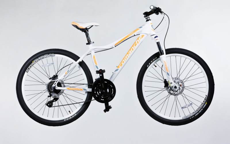 Велосипед Comanche Orinoco L Comp 17", білий-жовтий