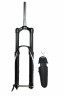 Вилка SR Suntour SF19 Durolux Boost R2C2 PCS 15QLC TI 110 180 27.5", чорний