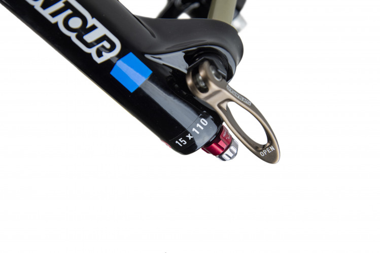 Вилка SR Suntour SF19 Durolux Boost R2C2 PCS 15QLC TI 110 180 27.5", чорний
