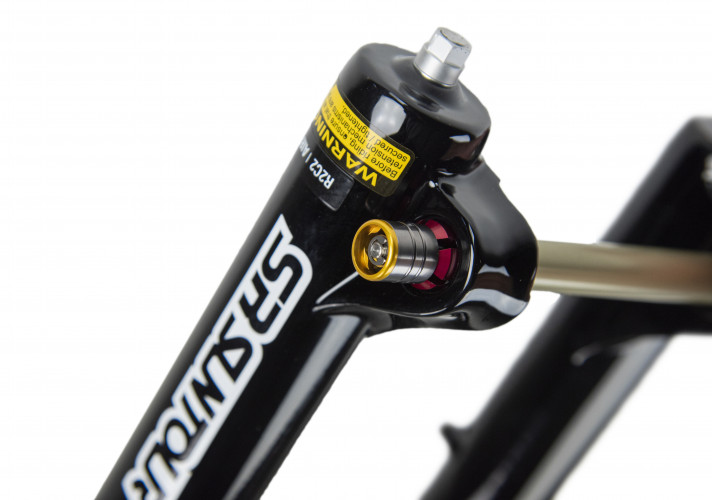 Вилка SR Suntour SF19 Durolux Boost R2C2 PCS 15QLC TI 110 180 27.5", чорний