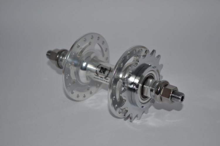 Втулка задня Novatec A166SBT/F Fix-Fix 36H, сріблястий
