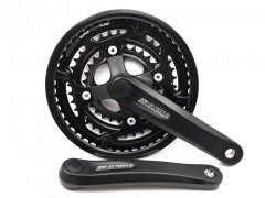 Шатун SR Suntour CW16 XCE T318 PBBG 170MM 48/38/28T, чорний
