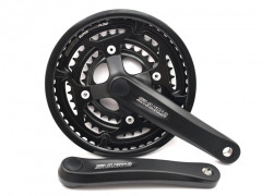 Шатун SR Suntour CW16 XCE T312 PBBG 170MM 42/34/24T, чорний