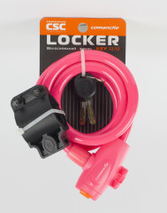 Замок під ключ CSC Locker KEY 12/12, рожевий