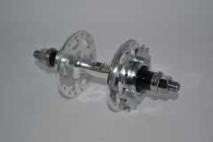 Втулка задня Novatec A186SBT/F Fix-Fix 32H, сріблястий