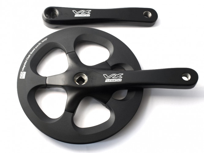 Шатун SR Suntour CW16 VX S48 PBBDG 170MM 48T, чорний