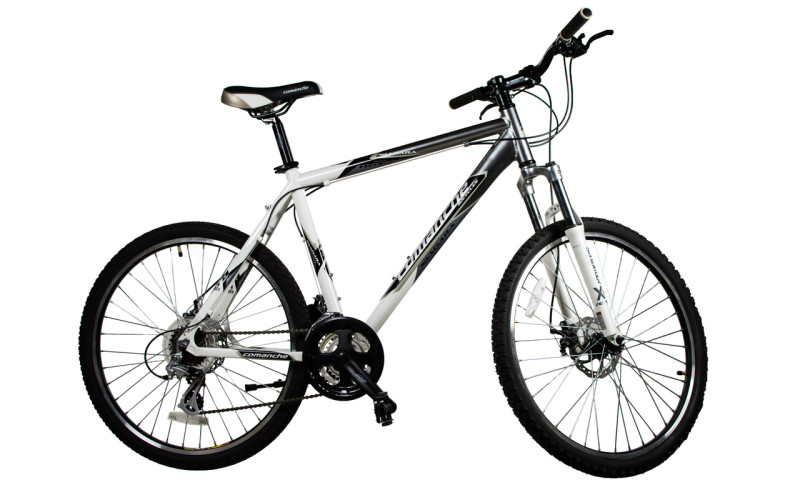 Велосипед Comanche Niagara Disc 19", сріблястий-білий