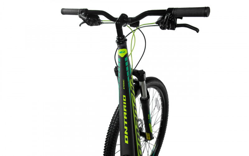Велосипед Comanche Ontario Disc 15", чорний-зелений