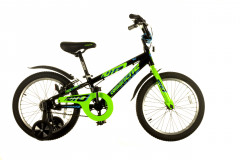 Велосипед Comanche Moto W18 8.5", чорний-зелений