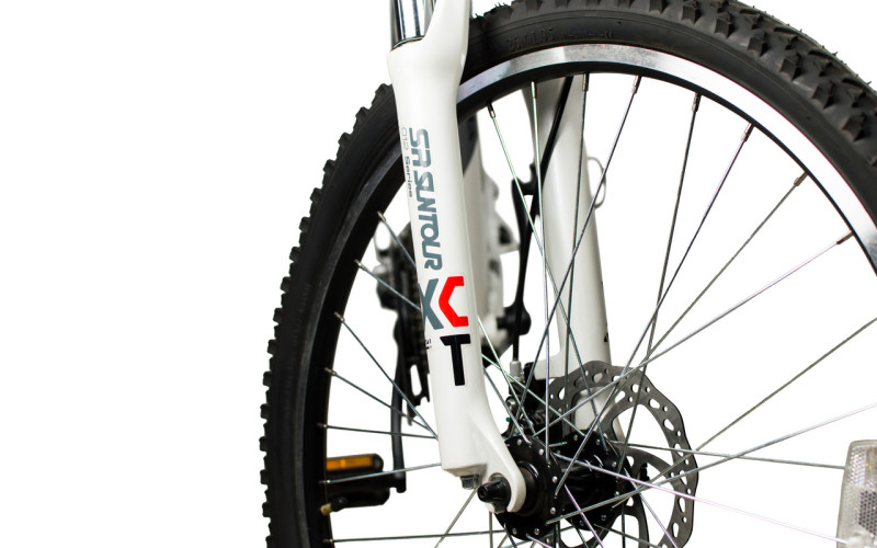 Велосипед Comanche Niagara Disc 20.5", серебристый-белый