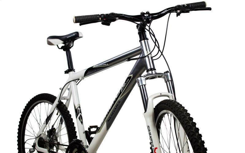 Велосипед Comanche Niagara Disc 20.5", серебристый-белый