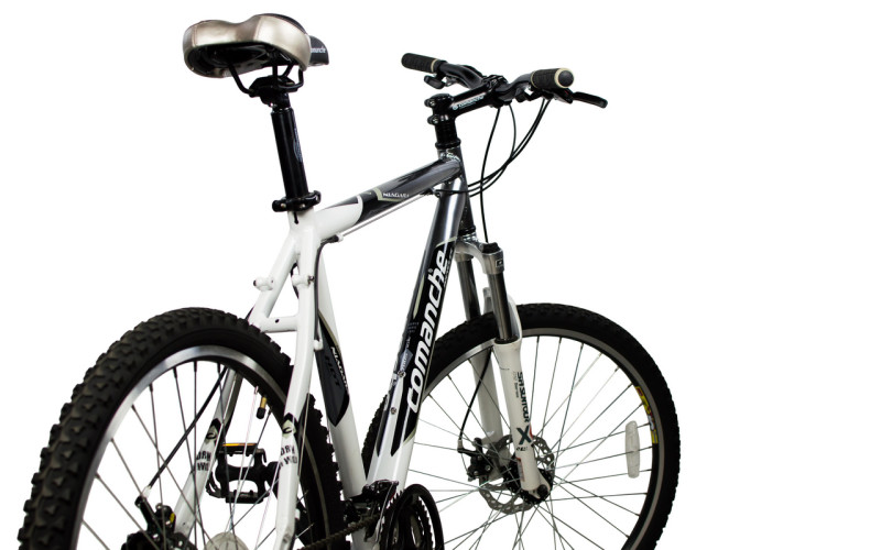 Велосипед Comanche Niagara Disc 20.5", серебристый-белый