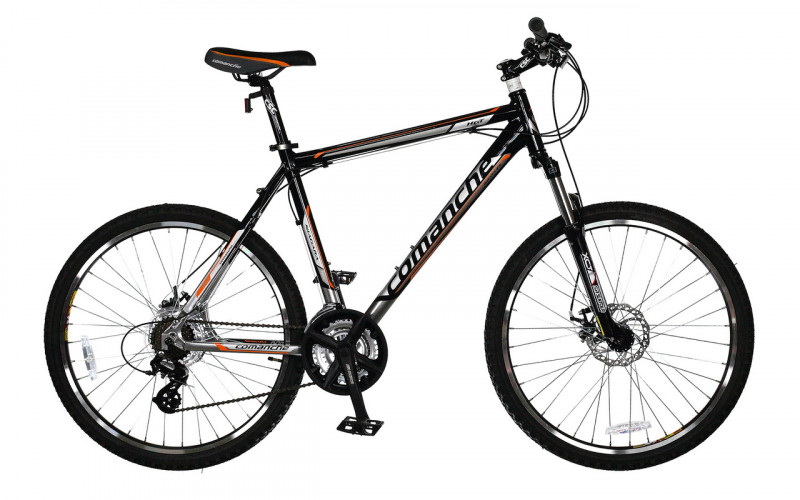Велосипед Comanche Niagara Disc 22", черный-оранжевый