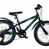 Велосипед Comanche Moto Six 10", черный-синий
