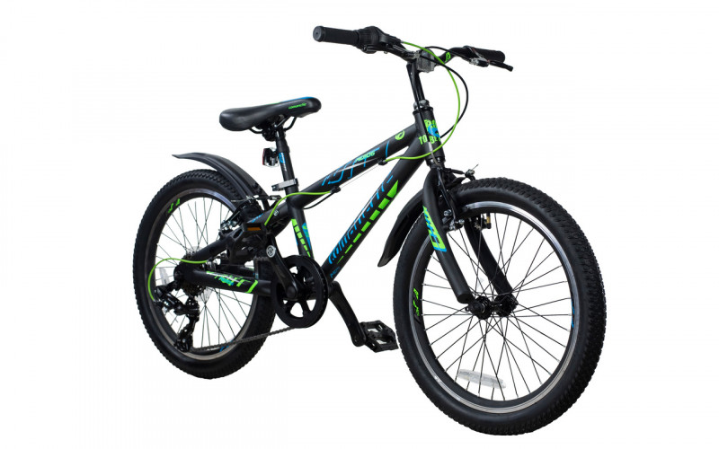 Велосипед Comanche Moto Six 10", чорний-синій