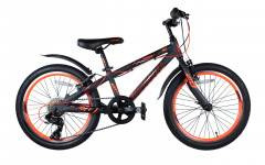 Велосипед Comanche Moto Six 10", чорний-помаранчевий