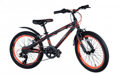 Велосипед Comanche Moto Six 10", чорний-помаранчевий