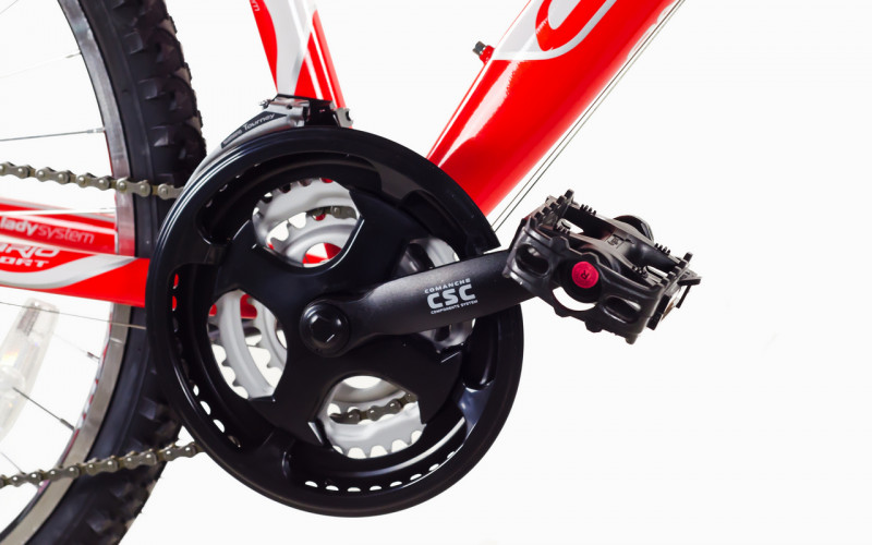 Велосипед Comanche Ontario Sport L 17", червоний-білий
