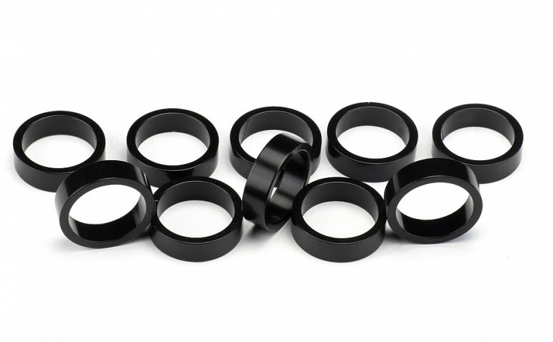 Набір проставочних кілець СSC Spacer 10MM 10PC, чорний