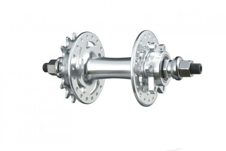 Втулка задня Novatec D166SBT/F 32H, сріблястий