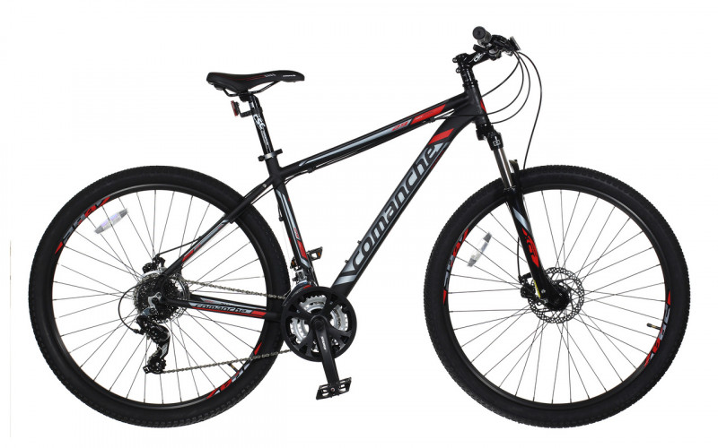 Велосипед Comanche Niagara 29 Disc 21", чорний-червоний