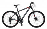 Велосипед Comanche Niagara 29 Disc 21", чорний-червоний