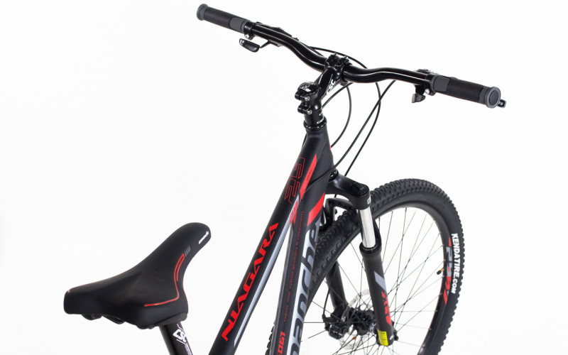 Велосипед Comanche Niagara 29 Disc 21", чорний-червоний