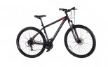 Велосипед Comanche Niagara 29 Disc 21", чорний-червоний