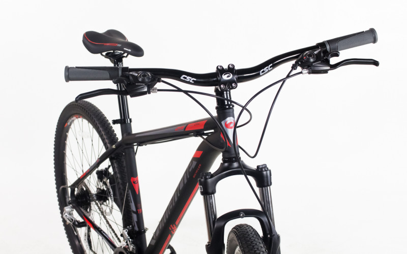 Велосипед Comanche Niagara 29 Disc 21", чорний-червоний