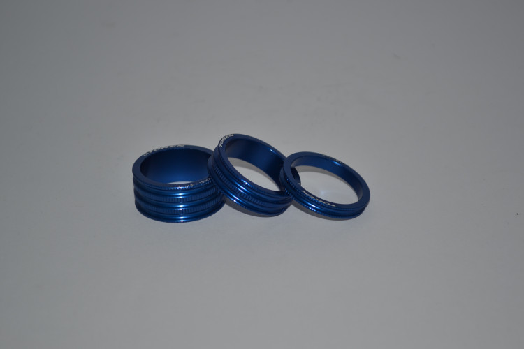 Набір проставочних кілець Token TKA1231 5/10/15MM, синій