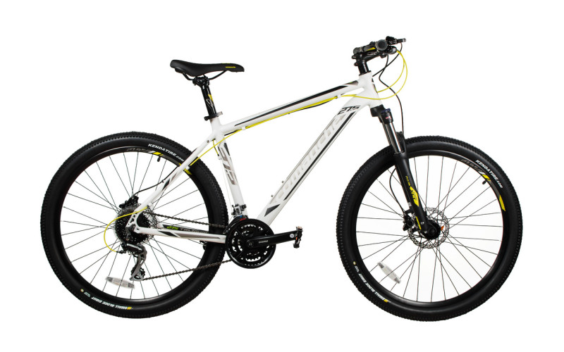 Велосипед Comanche Tomahawk 27 20.5", білий-жовтий