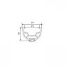 Обід Alex Rims DP21 SSE AV 36H 700C, чорний