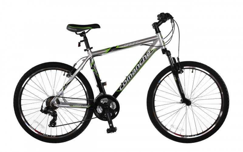 Велосипед Comanche Prairie Comp M 20", сріблястий-зелений