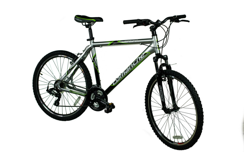 Велосипед Comanche Prairie Comp M 20", сріблястий-зелений